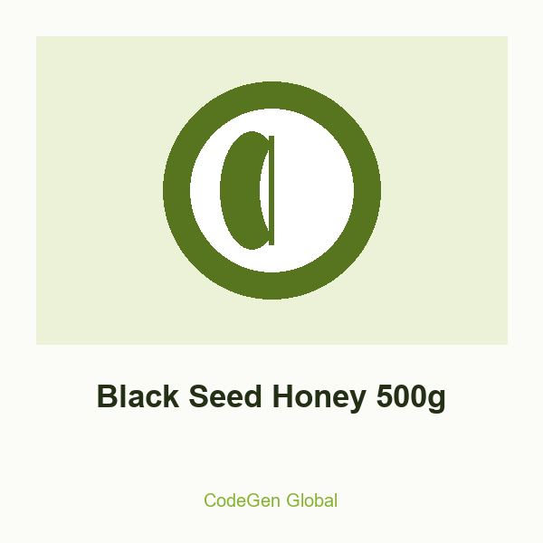 Black Seed Honey 500g