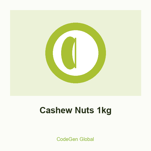 Cashew Nuts Medium Size 1kg