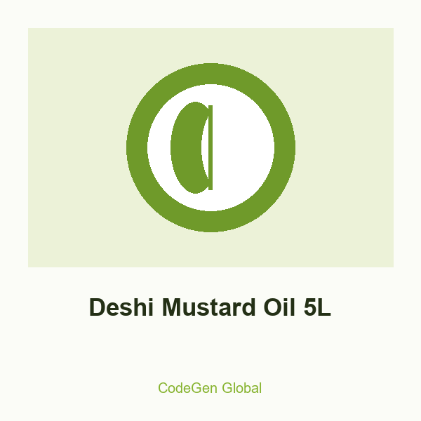 Deshi Mustard Oil 5 liter