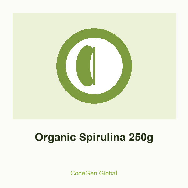 Organic Spirulina Powder 250 gm